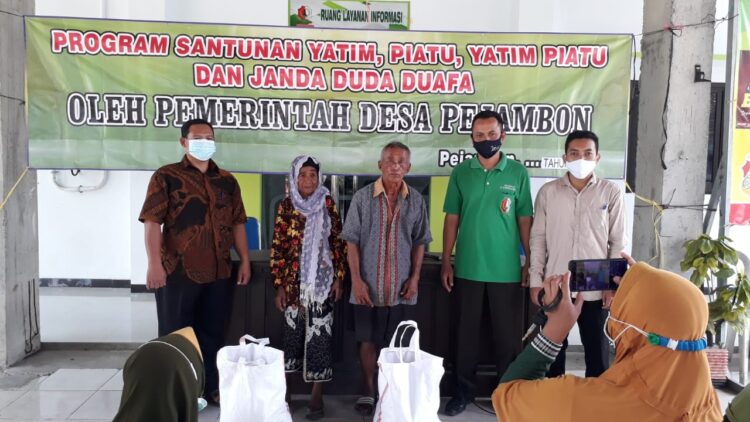 PEMDES PEJAMBON BAGIKAN SANTUNAN YATIM PIATU JANDA DUDA DUAFA