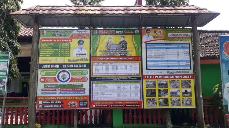 DESA PEJAMBON MASIH  SELALU TRANSPARAN