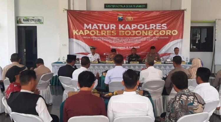 KAPOLRES BOJONEGORO ADAKAN JANDOM BARENG DI PEJAMBON
