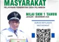 DESA PEJAMBON LAKUKAN SURVEI KEPUASAN MASYARAKAT